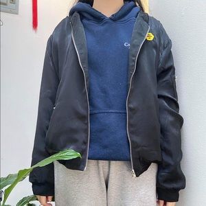 Bumble Black Bomber Jacket